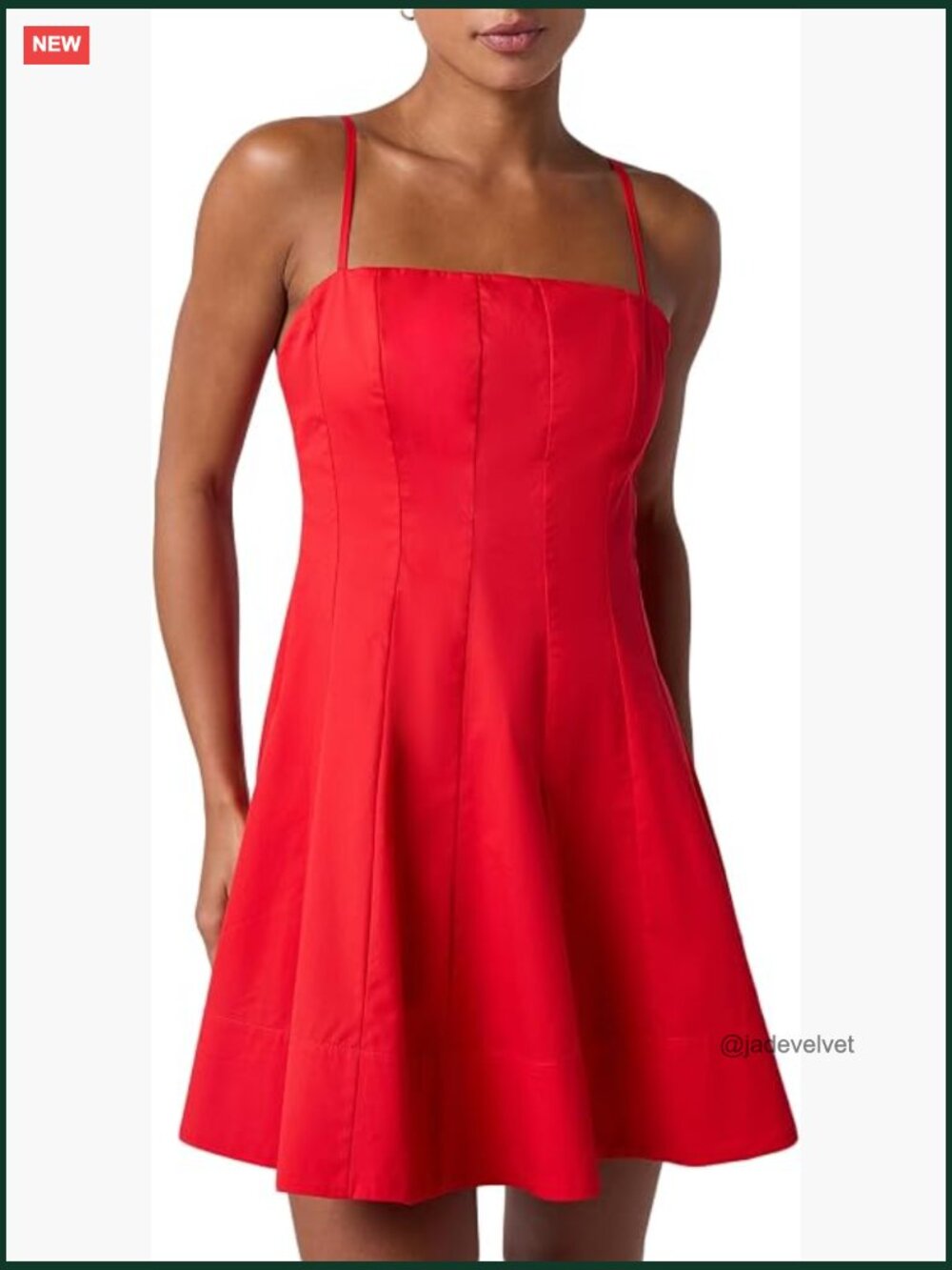 Spaghetti Strap Skater Mini Dress - Flirty Night Out